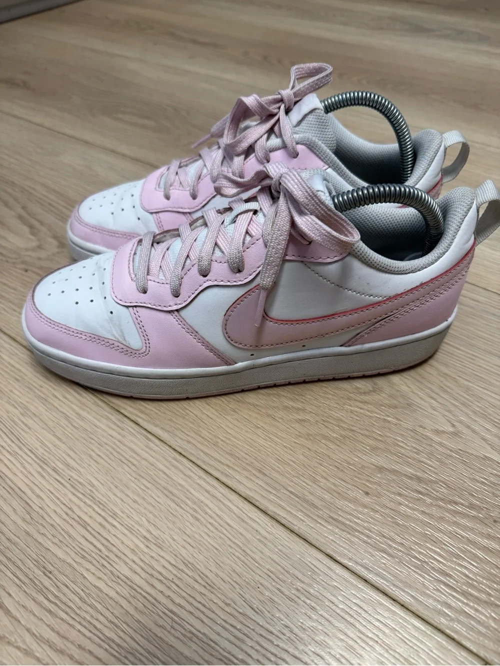 Nike Court Borough Low Recraft in Pink and White Size 7Y or Women’s 9
